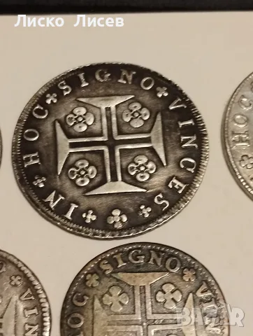 Португалия 8 броя лот сребърни монети (1748-1816), снимка 3 - Нумизматика и бонистика - 55358135