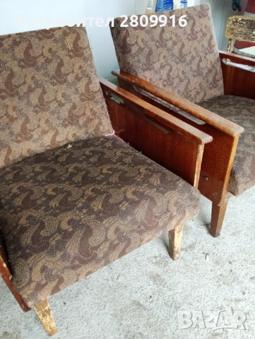 2бр. ретро фотьойли , снимка 3 - Антикварни и старинни предмети - 54266787