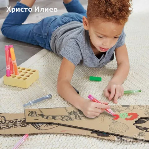 Състезателна писта Vtech с хеликоптер, снимка 9 - Коли, камиони, мотори, писти - 55440881