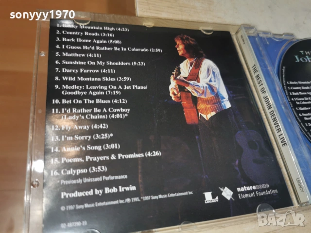 JOHN DENVER CD 1506261128H2E6R, снимка 13 - CD дискове - 54910333