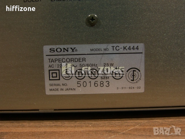 ДЕК   Sony tc-k444 , снимка 8 - Декове - 54342729