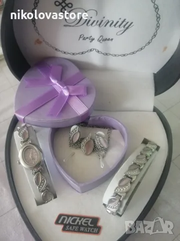 Divinity party queen бижутериен комплект с розов кварц