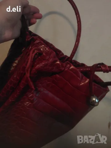 FURLA и Max Mara Original 100% Кожа Страхотна чанта, снимка 2 - Чанти - 55236125