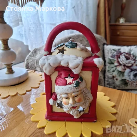 Коледен свещник с дръжка, снимка 5 - Коледни подаръци - 55657066