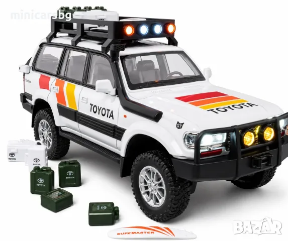 Метални колички: Toyota Land Cruiser LC80 Off-Road 1:24 – метален модел