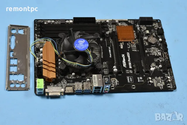 Дънна платка Asrock B150 Pro4/D3 + I3 6100 + Cpu Cooler
