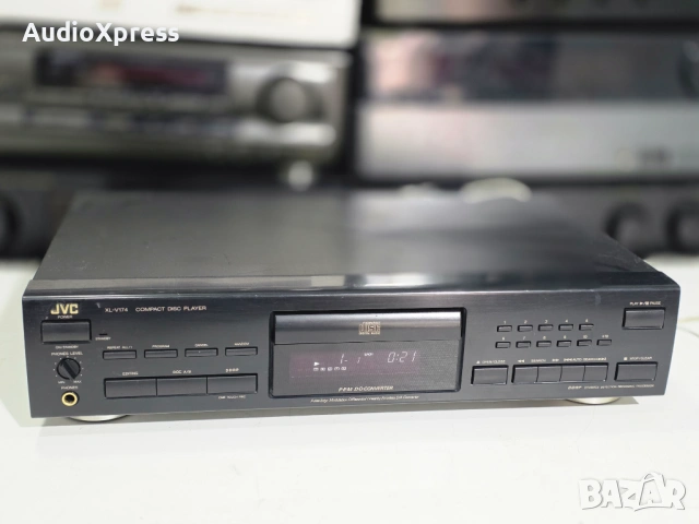 🎵 JVC XL-V174 – Hi-Fi CD Player 🎵, снимка 4 - Ресийвъри, усилватели, смесителни пултове - 54275553