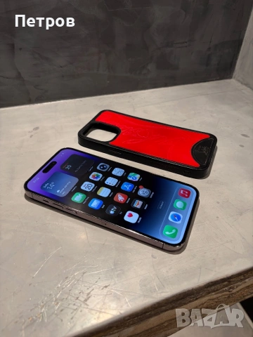 Перфектен Iphone 14 Pro Max 256 GB Purple, снимка 8 - Apple iPhone - 54258904