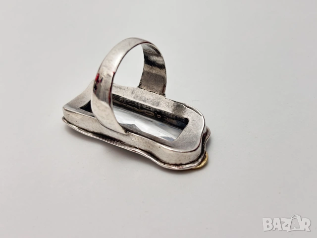 Дамски Сребърен Пръстен (проба 925)- 12,83 грама, Hadar Designers-Израел, снимка 6 - Пръстени - 55170060