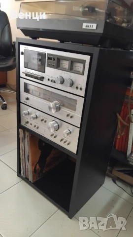 AKAI AM-2250 / AT-2250 / CS-703D + шкаф, снимка 3 - Аудиосистеми - 54118346