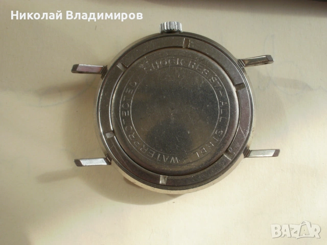 Sekonda стоманен мъжки ръчен часовник руски Полет Poljot de luxe, снимка 9 - Мъжки - 54089386