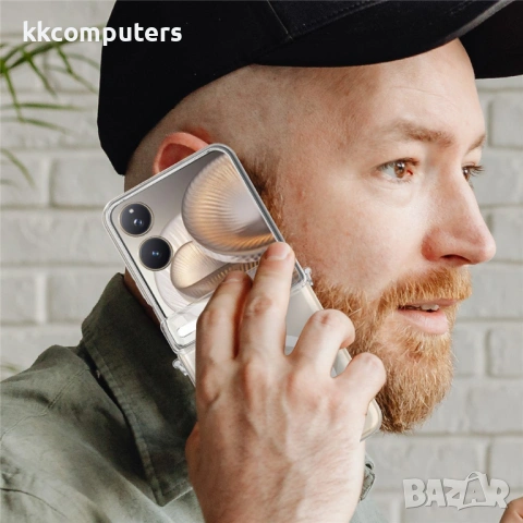 Xiaomi Mix Flip 2 калъф – магнитен, прозрачен PC, защита на пантата, протектор, снимка 7 - Калъфи, кейсове - 54594238