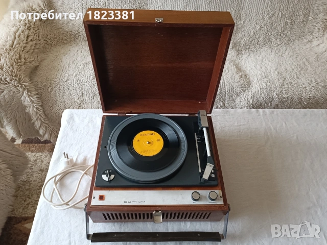 Ретро грамофон Ритъм , снимка 7 - Грамофони - 54235966