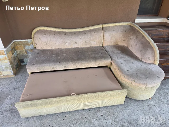 Ъглов диван с вградено легло , снимка 4 - Дивани и мека мебел - 55592448