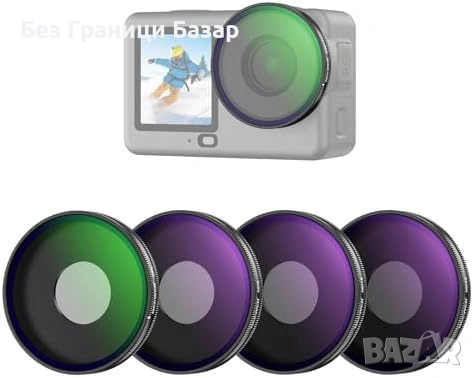 Нови NEEWER CPL ND филтри за DJI Osmo Action 6 ND8 ND16 ND32 екшън камера