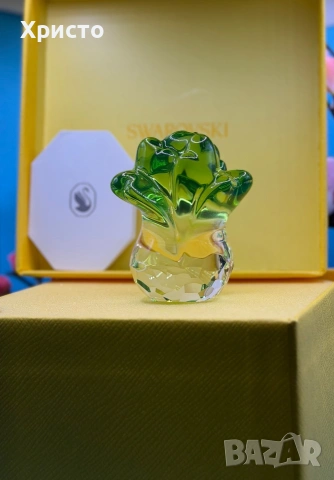 НОВО!!! Оригинална кристална фигурка Swarovski Asian Symbols Fortune Cabbage, символ на богатство