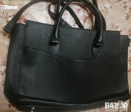 PRIMARK Оригинал Нова Голяма Дамска Чанта Изцяло от Естествена Кожа