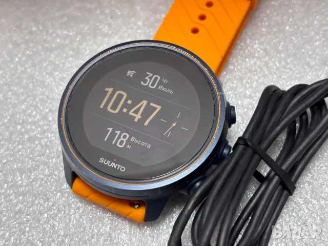 Спортен часовник Suunto 9 Baro GPS, Granite Blue Titanium, снимка 3 - Смарт часовници - 55474753
