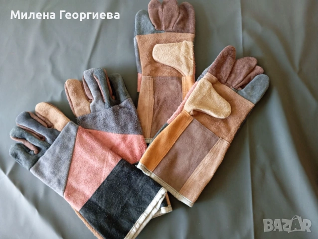 РАБОТНИ РЪКАВИЦИ ЕСТЕСТВЕНА КОЖА