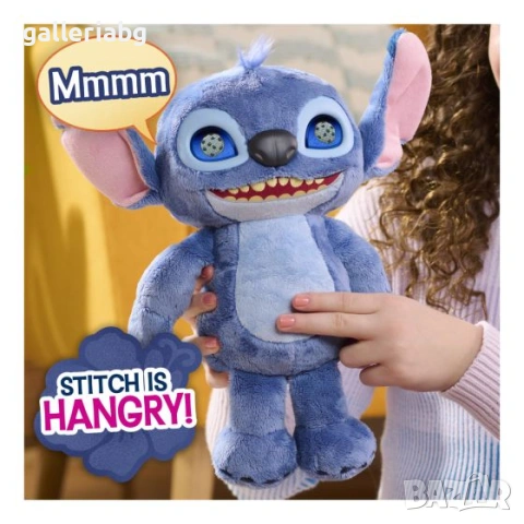 Интерактивен Плюшен Stitch Many Moods със Звуци, LCD Очи и Над 50 Реакции, снимка 3 - Плюшени играчки - 55016444