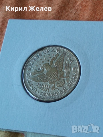 Сребърна монета America USA QUARTER DOLLAR 52344, снимка 6 - Нумизматика и бонистика - 54817347
