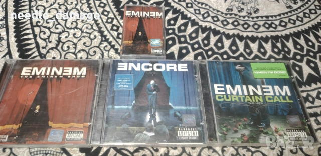  Български лицензни дискове и касета на Eminem, снимка 4 - CD дискове - 54152002