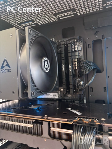 Геймърски компютър AMD Ryzen 7 5700X, ASUS TUF RX 6800XT, 32GB ram, снимка 4 - Геймърски - 55186269
