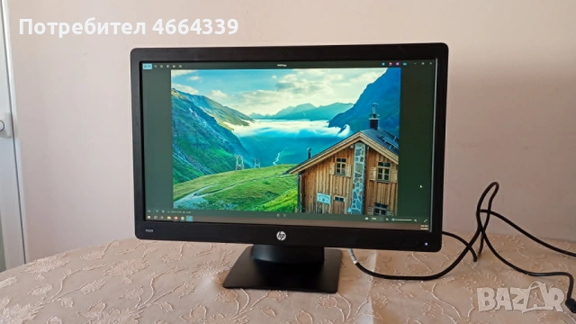 Монитор HP P223 22 Инча - Хубав, снимка 8 - Монитори - 54427128