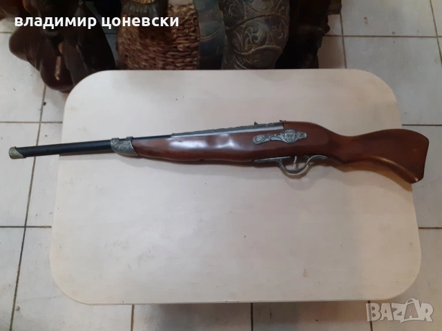 Красива кремъчна пушка с много орнаменти,щрака, снимка 5 - Колекции - 55111598