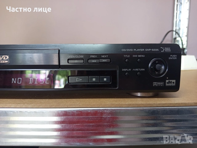 ДВД-Плейър"Sony"DVP-S335, снимка 2 - Плейъри, домашно кино, прожектори - 54699512