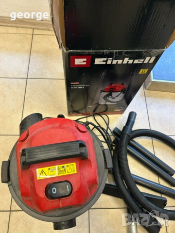 Прахосмукачка за сухо и мокро почистване Einhell TC-VC 1820, снимка 6 - Прахосмукачки - 54341871