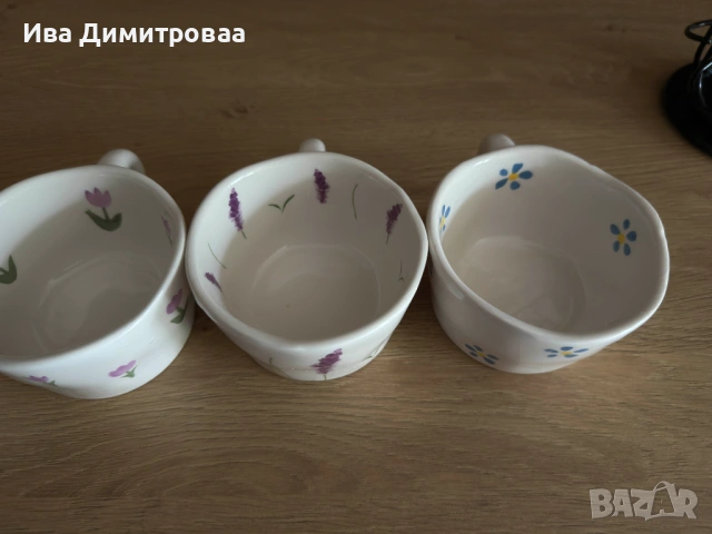 Комплект керамични чашки за кафе/чай