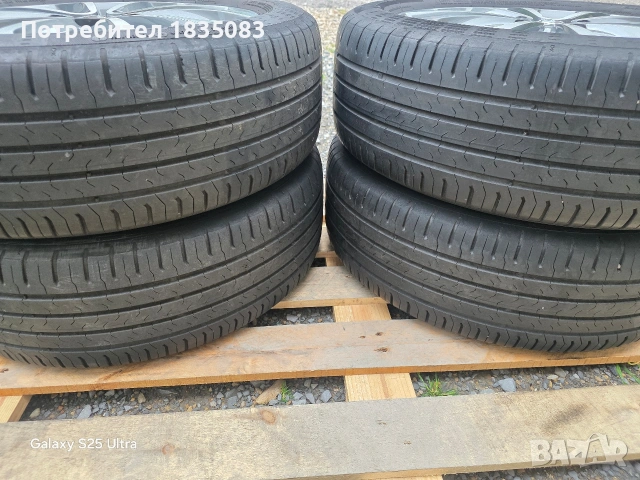 Летш джанти 18ки 5х114.3 Nissan + летни гуми 215/55/18 Continental, снимка 12 - Гуми и джанти - 54641094