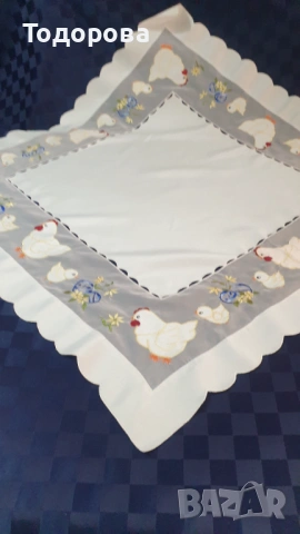 Великденско каре, снимка 4 - Покривки за маси - 54007918