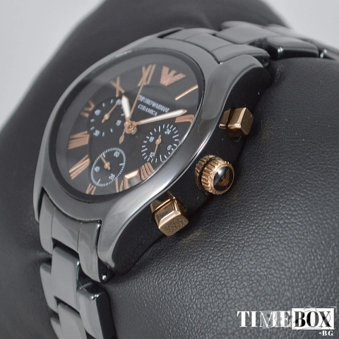 Emporio Armani AR1411 Ceramica Chronograph, снимка 9 - Дамски - 38774743
