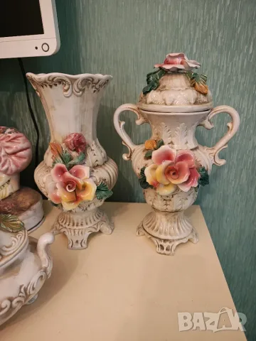 Capodimonte  порцеланов комплект стара ръчна изработка 