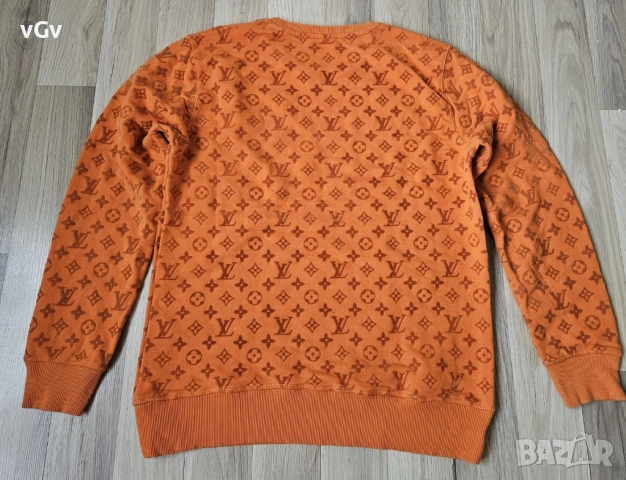 Мъжка блуза Louis Vuitton Full Monograma Slim - XL, снимка 5 - Блузи - 54414392