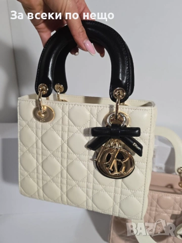 Lady Dior Дамска Бяла Чанта Код Brand Luxury Fashion2, снимка 2 - Чанти - 54953023