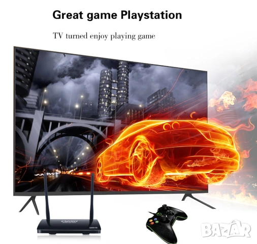Android TV Box EMISH X800 (8-ядрен) – Смарт ТВ Бокс за телевизор, снимка 9 - Плейъри, домашно кино, прожектори - 55276330