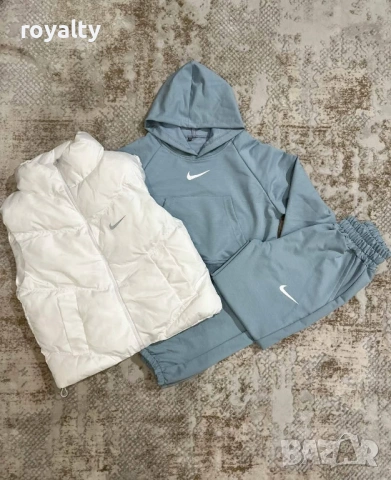 Nike Нов Бял Дамски Елек Найк 
