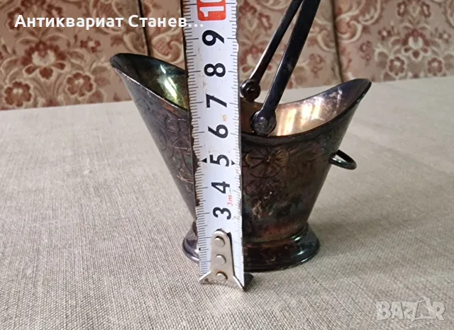 Винтидж посребрена захарница , снимка 11 - Аксесоари за кухня - 55326859