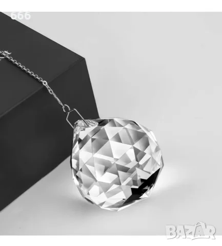 6 броя висулки Merrynine с прозрачна кристална топка, призма., снимка 2 - Декорация за дома - 55455654