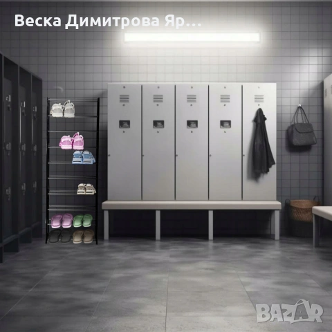 Метален органайзер за обувки XXL, 10 нива, за 30 чифта, снимка 7 - Шкафове - 54933558