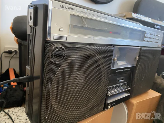 Касетофон Sharp GF-9595, снимка 3 - Радиокасетофони, транзистори - 55678187