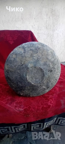 Стар бакърен медник 12л, снимка 8 - Антикварни и старинни предмети - 54600652