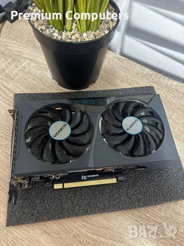 Видеокарта GIGABYTE GeForce RTX 3050 EAGLE OC 8GB, снимка 3 - Видеокарти - 55161942
