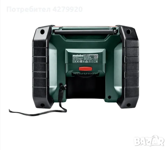 Metabo-Радио портативно Metabo R 12-18 DAB+ Bluetooth+Комплект батерии и зарядно устройство METABO , снимка 2 - Друга електроника - 55515001