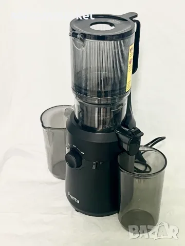 Бавнооборотна сокоизтисквачка Fretta F5000 (Cold Press) – 6 месеца гаранция, снимка 4 - Сокоизстисквачки и цитрус преси - 55389907