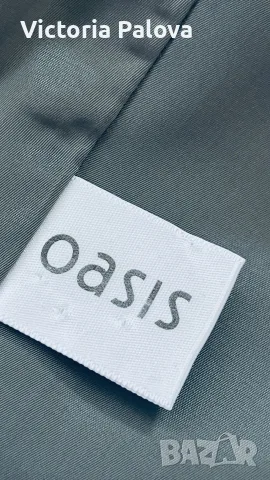Луксозна бизнес рокля OASIS (Размер М) - Британски шик, стил „молив" и изящни детайли, снимка 14 - Рокли - 55448330