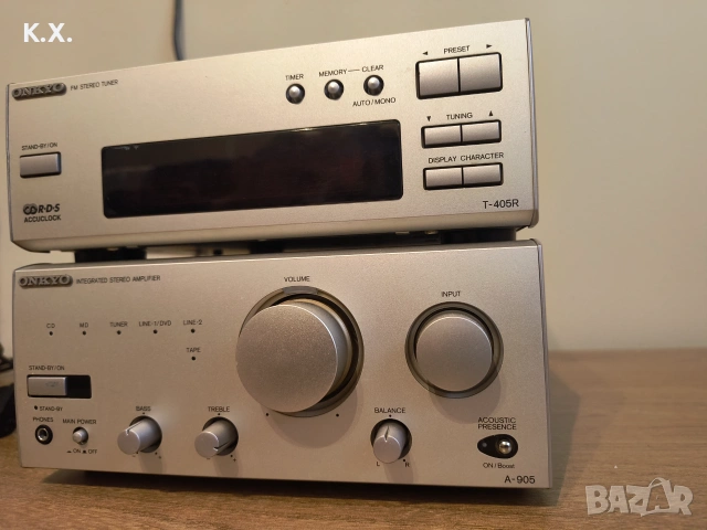 Onkyo A 905 T 405 , снимка 3 - Ресийвъри, усилватели, смесителни пултове - 55249642